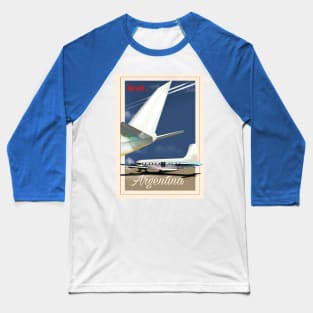 Argentina By Air Baseball T-Shirt